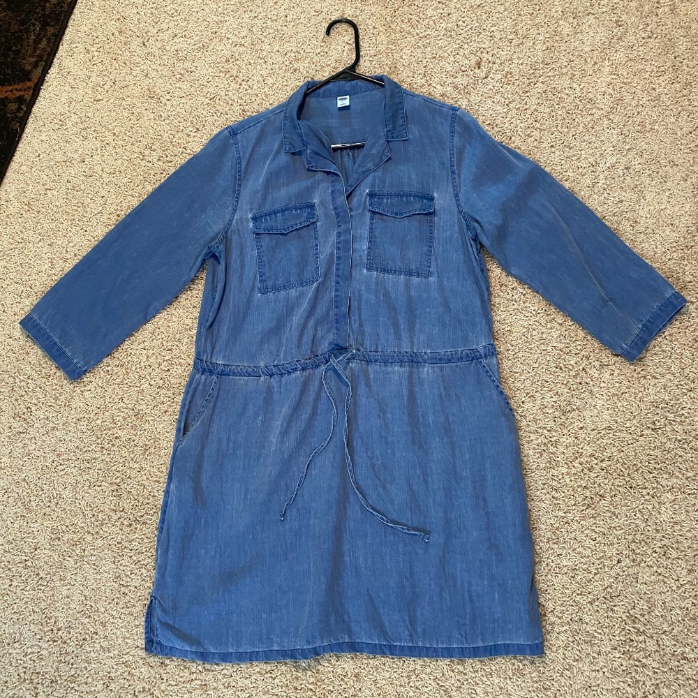 Old Navy Women's Faux Denim Dress